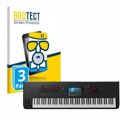 BROTECT - Screenprotector voor Yamaha Montage 8 - Folie Beschermfolie Beschermglas matte 3 Stuks