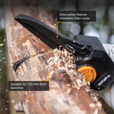 Batavia 18V Nexxsaw Accu Eénhands-Kettingzaag 6″ V3 Incl. 2.0Ah Accu & Lader