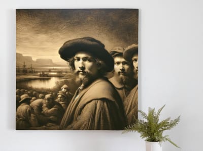 Kunstprint | Wanddecoratie | Dibond | 20 × 20 cm