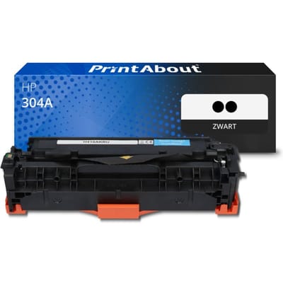 PrintAbout - Alternatief voor de PrintAbout - CC530AD (nr 304A) / Zwart / 2 Pack