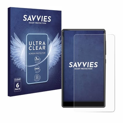 Savvies - Screenprotector voor innioasis G1-80G - Folie Beschermfolie transparant 6 Stuks