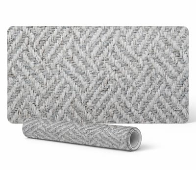 Bureauonderlegger voor toetsenbord en accessoires, visgraatstof, 90x45 cm