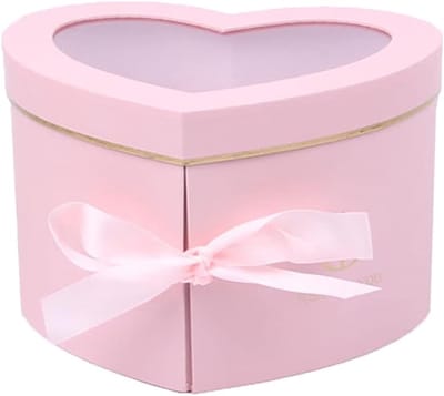 Luxe Hartvormige Cadeaubox met Deksel - Ideaal voor Valentijnsdag en Verjaardagen
