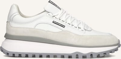 Floris Van Bommel Sfm-10248 De Gripper Sneakers - Leer - Heren - Wit - Maat 40⅔