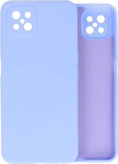 Hoesje Geschikt voor de Oppo Reno 4 Z & Oppo A92s - Fashion Color Backcover Telefoonhoesje - Paars