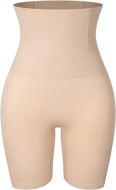 Bodysuit - Shapewear - Corrigerend ondergoed - Beige - Maat M/L - Corrigerende body dames - Met pijpjes - Jonyx