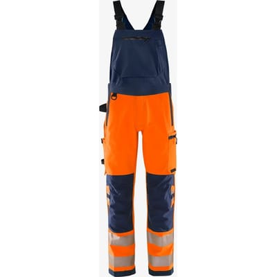 Fristads High vis Green Amerikaanse overall stretch klasse 2 1031 GSTP - Hi-Vis oranje/marineblauw - C146