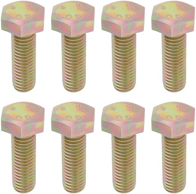 Dailygoods - 50 Stuks DIN 933 Hex Head Cap Schroeven M8 x 25mm