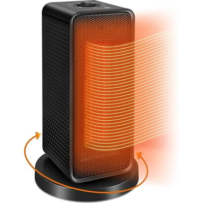 Elektrische Ventilator Kachel 600W/1200W PTC Keramische Verwarming Warmer Ventilator Stille Ruimteverwarming Oververhitting orange