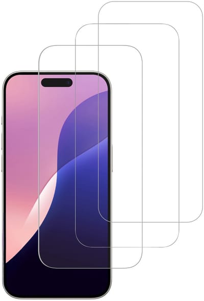imoshion Bundel Screenprotector Gehard Glas 3 pack - Geschikt voor Apple iPhone 18 Pro Max / 17 Pro Max