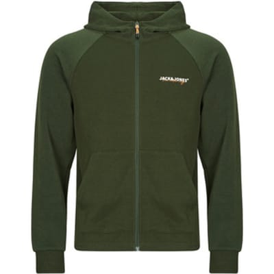 Regular fit sweatjack met logoprint, model 'Thatcher'