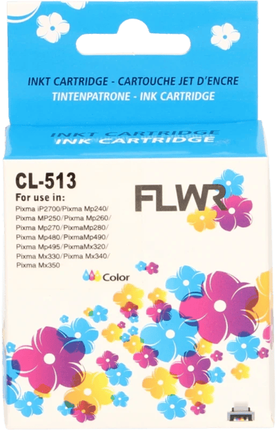 FLWR - Cartridges / Canon CL-513 / kleur / Geschikt voor Canon