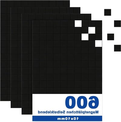 600 stuks zelfklevende magneetplaatjes, magnetische kleefpads voor school, kantoor en creatief gebruik