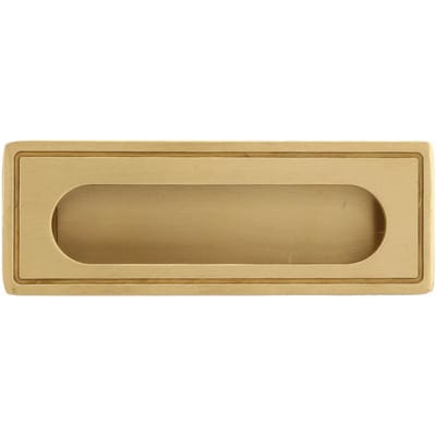 Poignée de meuble encastrée en laiton pour placard de cuisine, armoire, tiroir
