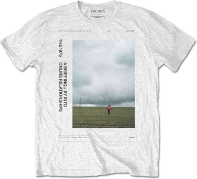 The 1975 - ABIIOR Side Fields Heren T-shirt - S - Wit