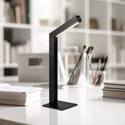 REALITY SKIP - Tafellamp - Bureaulamp - Zwart mat - incl. 1x SMD 2 W - AAN/UIT touch - Sensor dimmer - USB-aansluiting - Oplaadbaar - Snoerloos