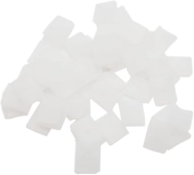 Transparante Eindkappen - Siliconen Doppen - Kleding Verstevigen - Flexibel Materiaal - 10MM Doorsnede - Doorzichtig