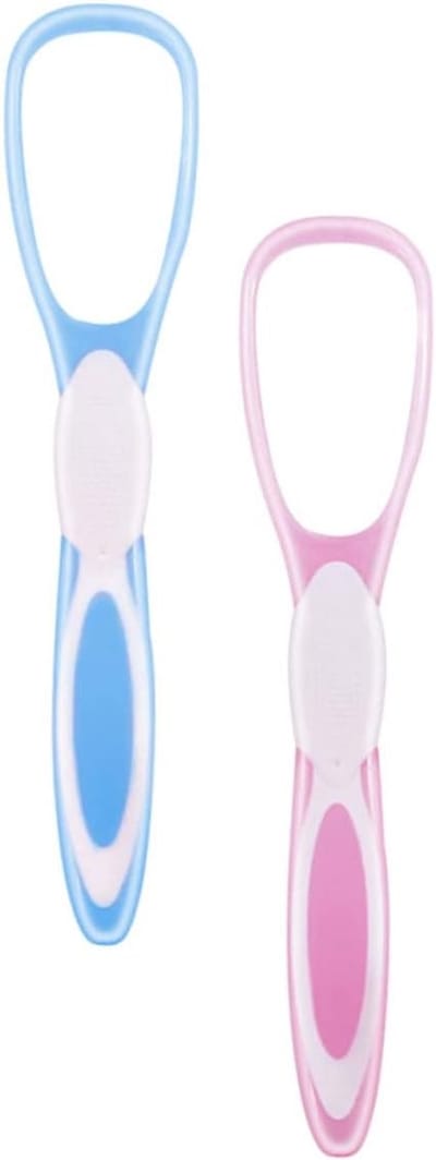 Orale Borstelschraper - Tongreiniger Set - Mondhygiëne Verbeteren - Effectieve Vuil Verwijdering - 16.5 cm Lengte - Diverse Kleuren