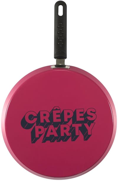 Lily Cook Pannenkoekenpan - alle warmtebronnen geschikt - roze - D28 cm - Aluminium