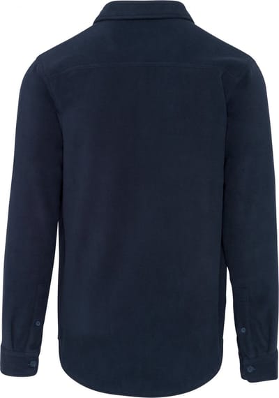 Kariban Overhemd van fleece met sherpavoering K582 - Navy / Storm Grey - 4XL