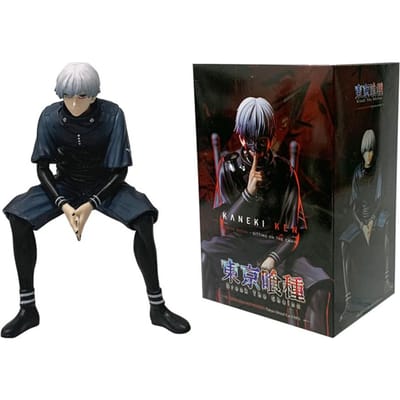 Op Voorraad Ken Kaneki Zittende Figuur Tokyo Ghoul Standbeeld Actiefiguur PVC Standbeeld Verzameling Model Speelgoed Cadeaus