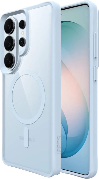 Buddi Hybrid - Hoesje Geschikt voor Samsung Galaxy S26 Ultra - Compatibel met MagSafe - Back Cover met Magneet - Magnetische Beschermhoes - Case Matched Blauw