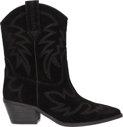 La Strada Western Bootie Zwart Suede - Damesschoenen - Maat - 37