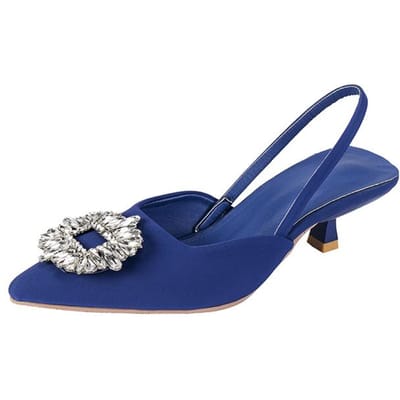 Damesschoenen Nieuwe Zomer Dames Strass Hoge Hakken Schoenen Vrouwelijke Puntneus Pumps Voor Dames Sandalen Grote Maat 35 ~43 42