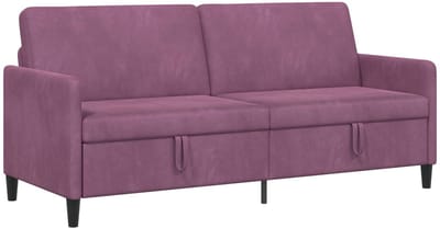 vidaXL - Sofa - met - Opbergruimte - Paars - 192 - x - 78 - x - 87 - cm - Polyester