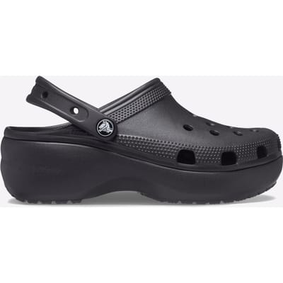 Crocs - Classic Platform Clog Women - Plateauzool Clogs - 41 - 42 - Zwart