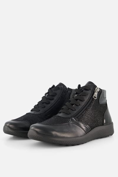 Feyn Kira 24 Veterboots zwart Leer K-Leest - Maat 36