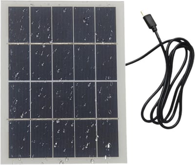 Zonnepaneel Oplader - Draagbare Energie - Buiten Opladen - Hoge Conversie - 15 Watt - Wit