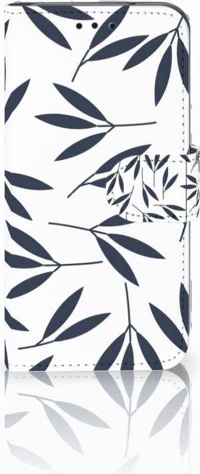 Samsung Galaxy S10e Hoesje Leaves Blue