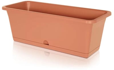 Prosperplast Camelia - Bloempot - Terracotta - 15,5 Liter - Voor Buiten - Duurzaam Design