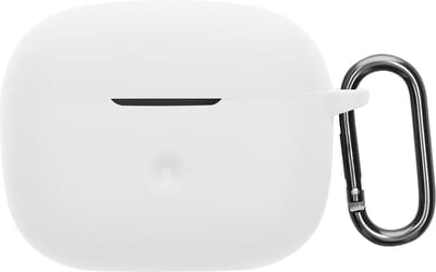 kwmobile cover voor oordopjes case - geschikt voor Bowers & Wilkins Pi6 / Pi8 - Trendy beschermhoes draadloze oordopjes in wit