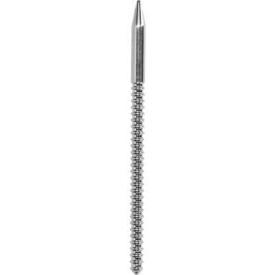 Ouch - Roestvrij Stalen Geribbelde Sound / Dilator - 7.7 mm