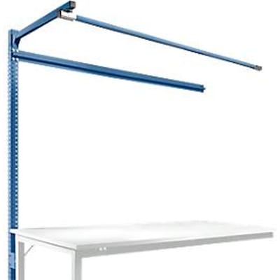 Opbouwframe met giek, Aanbouwtafel STANDAARD werktafel-/werkbank UNIVERSAL/PROFI, 1750 mm, briljantblauw