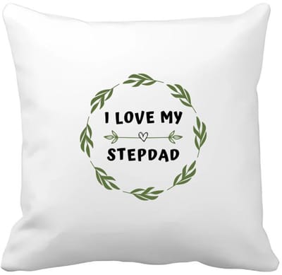 Akyol - i love my stepdad Kussen hoes - Papa - liefste stiefvader - vader cadeautjes - vaderdag - verjaardag - geschenk - kado - 40 bij 40 cm