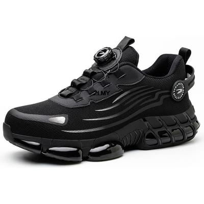 Antislip Veiligheidsschoenen Heren Stalen Neus Sneaker Puncture Proof Draaiknop Veiligheidswerkschoenen Man Sport Werkschoenen Anti-smash 43