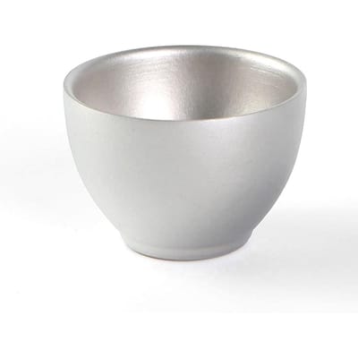 Camping Theekop Outdoor Draagbaar Picknick Kookgerei Titanium Dubbelwandige Theekop Wandelen Theekop 1pcs white