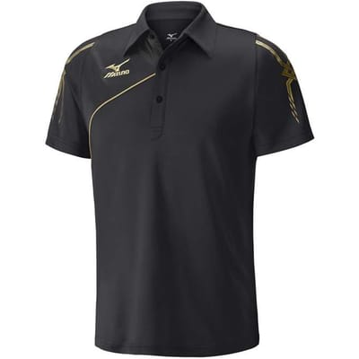Mizuno DryLite Heren Zwart Poloshirt