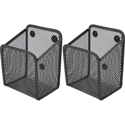 Magnetische Pennenhouder voor Koelkast Whiteboard Koelkast Locker Droog Uitwisbaar Bord Bureau Mesh Potlood gray
