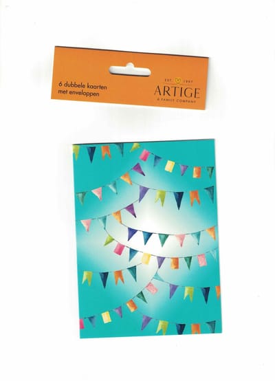 Uitnodigingskaarten - blanco uitnodigingskaarten - kinderfeestje - kom je op mijn feestje - ik geef een feest - set van 6 - verjaardagsfeestje - uitnodiging