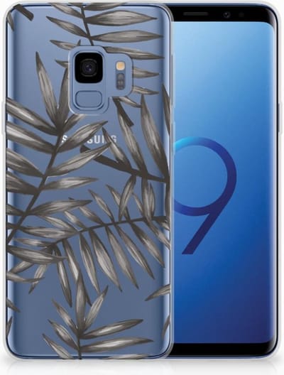 Samsung Galaxy S9 TPU Case Leaves Grey