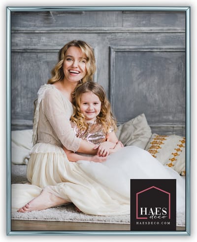 HAES DECO - Verzilverde Fotolijst Como voor 1 foto van 20x25 cm - VP12125