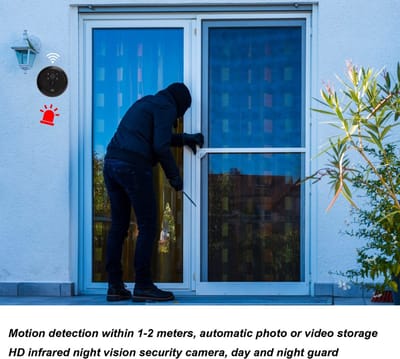 Allecto - Digitale Deurkijker - 2MP 1080P - Bewegingsdetectie - 4,5 Inch LCD-scherm - Huisbeveiliging - Nachtzicht Kijkgaatje - Voor Thuisgebruik