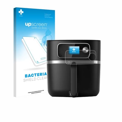 upscreen - Screenprotector voor Philips Airfryer HD9880/90 - Folie Beschermfolie transparant antibacterieel