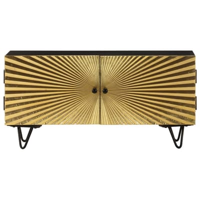 vidaXL - Tv-meubel - 90x30x45 - cm - massief - mangohout