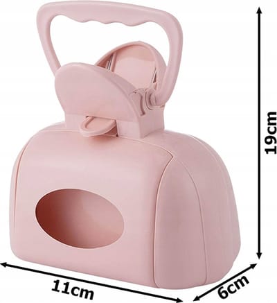 Opvouwbare Poepschep - Pooper Scooper Hondenpoep Schep - Poepzakjes Dispenser - Poepzakjes multicolor