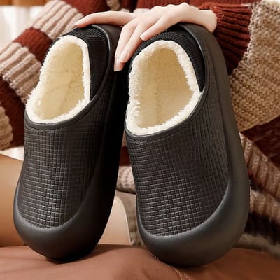 Warme Waterdichte Winter Pantoffels Maat 37 – Pluche Huispantoffels met Antislip en Dikke Zool voor Binnen en Buiten | Comfortabele Pantoffels voor Dames en Heren